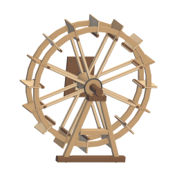 Water Mill Wheel
