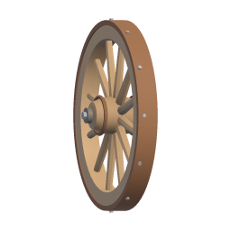 Wooden Wheel